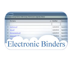 Electronic Binders